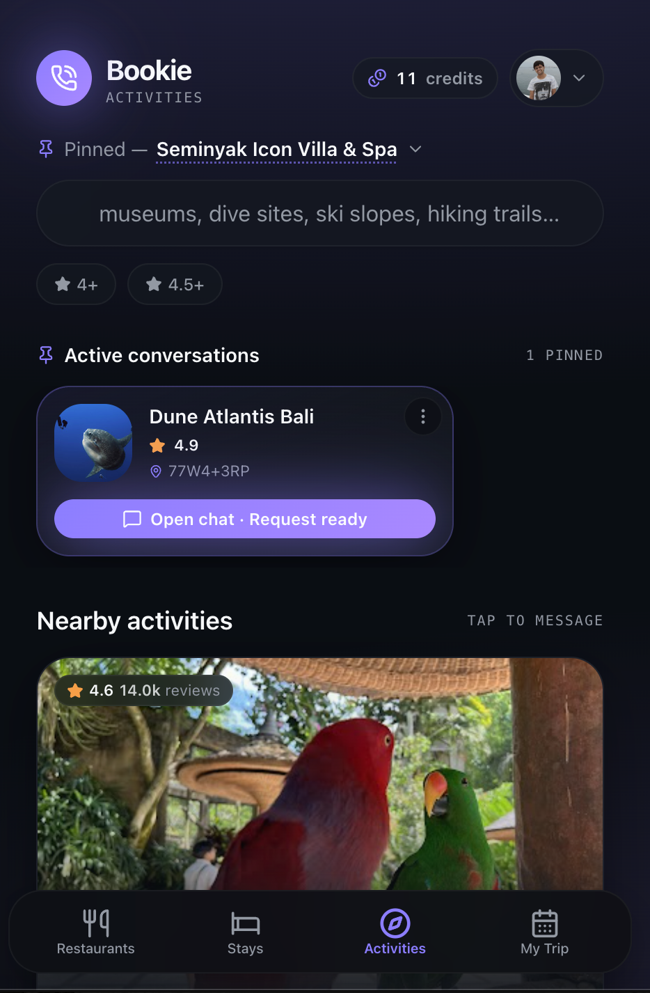 Curated Experiences